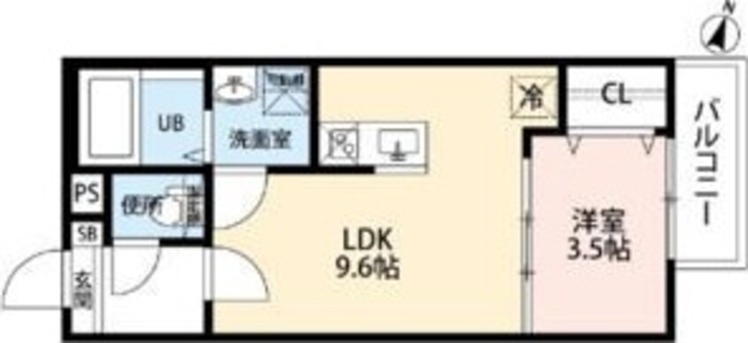 間取図 ラポート日比野