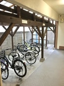自転車置き場です Court八家