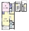 ブリッサ港西Ⅱ 1LDKの間取り