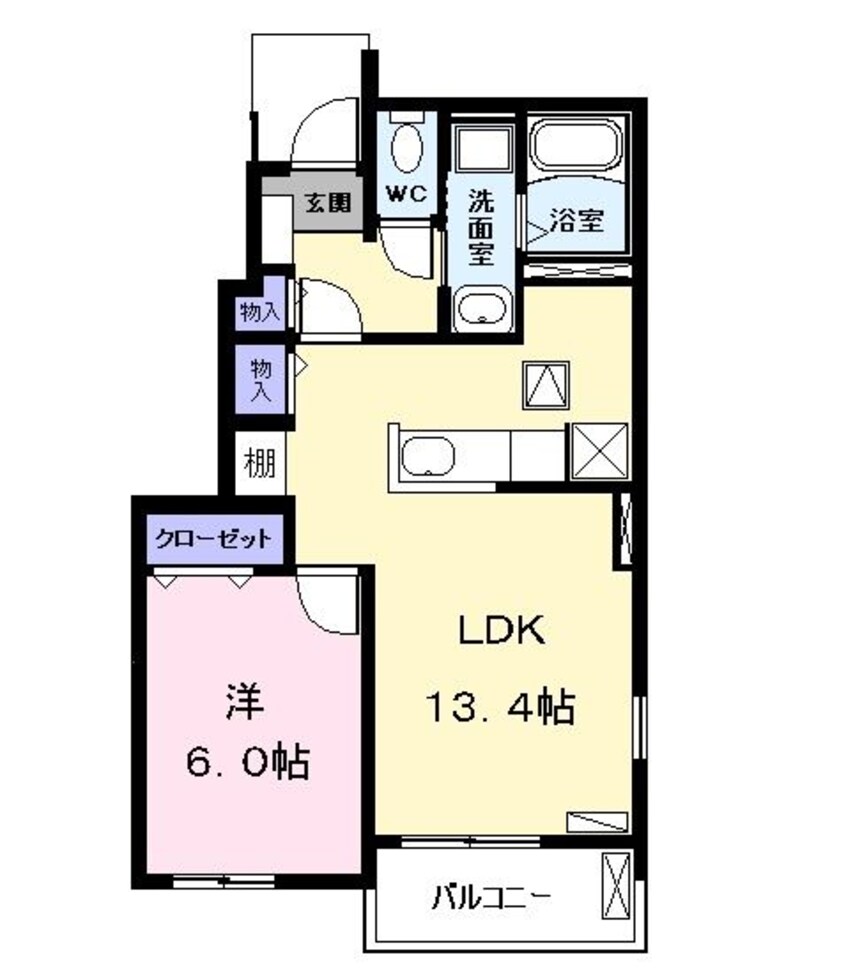 間取図 ジョリー　フルール