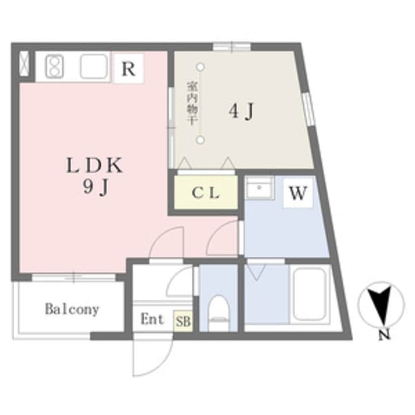 間取図 Ｃｈｅｒｉｍ並木