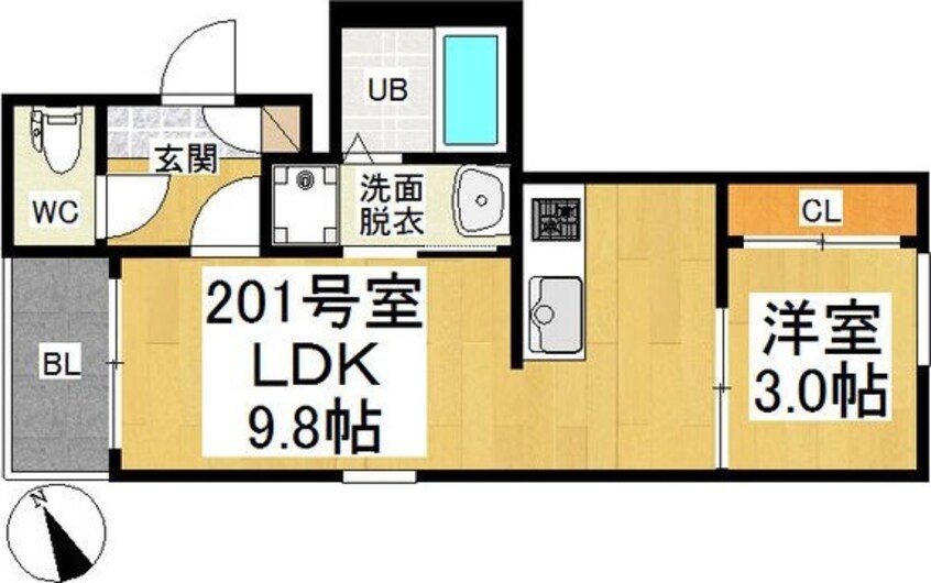 間取図 REGALEST山王