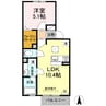 アルページュ 1LDKの間取り