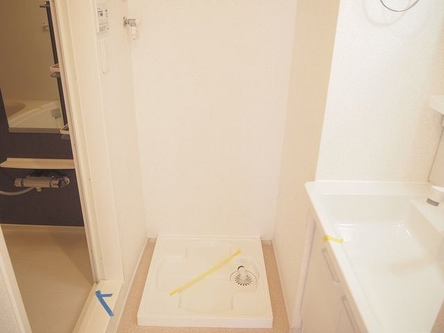 室内洗濯機置き場です フィオーレ３０２