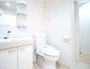落ち着いた色調のトイレです SAKURA辰巳