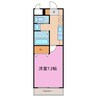 A・City港栄 1Kの間取り