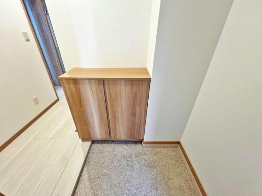 落ち着いた玄関です ドリーム東海通