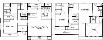 間取図 中川区春田3丁目戸建て