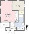 Ｃｈｅｒｉｍ日比野 1LDKの間取り