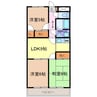 フォレスト本宮 3LDKの間取り