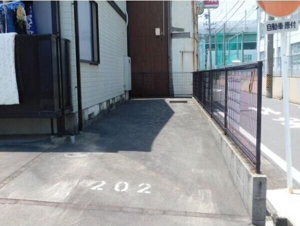 駐車場です リーフィー