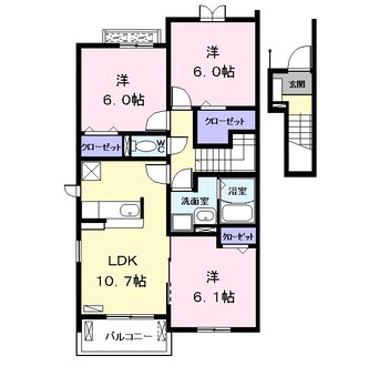 間取図 グランディール西囲　Ｃ