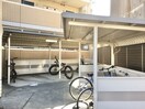 駐輪場です リバージュA