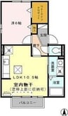 サンルーム戸田 1LDKの間取り