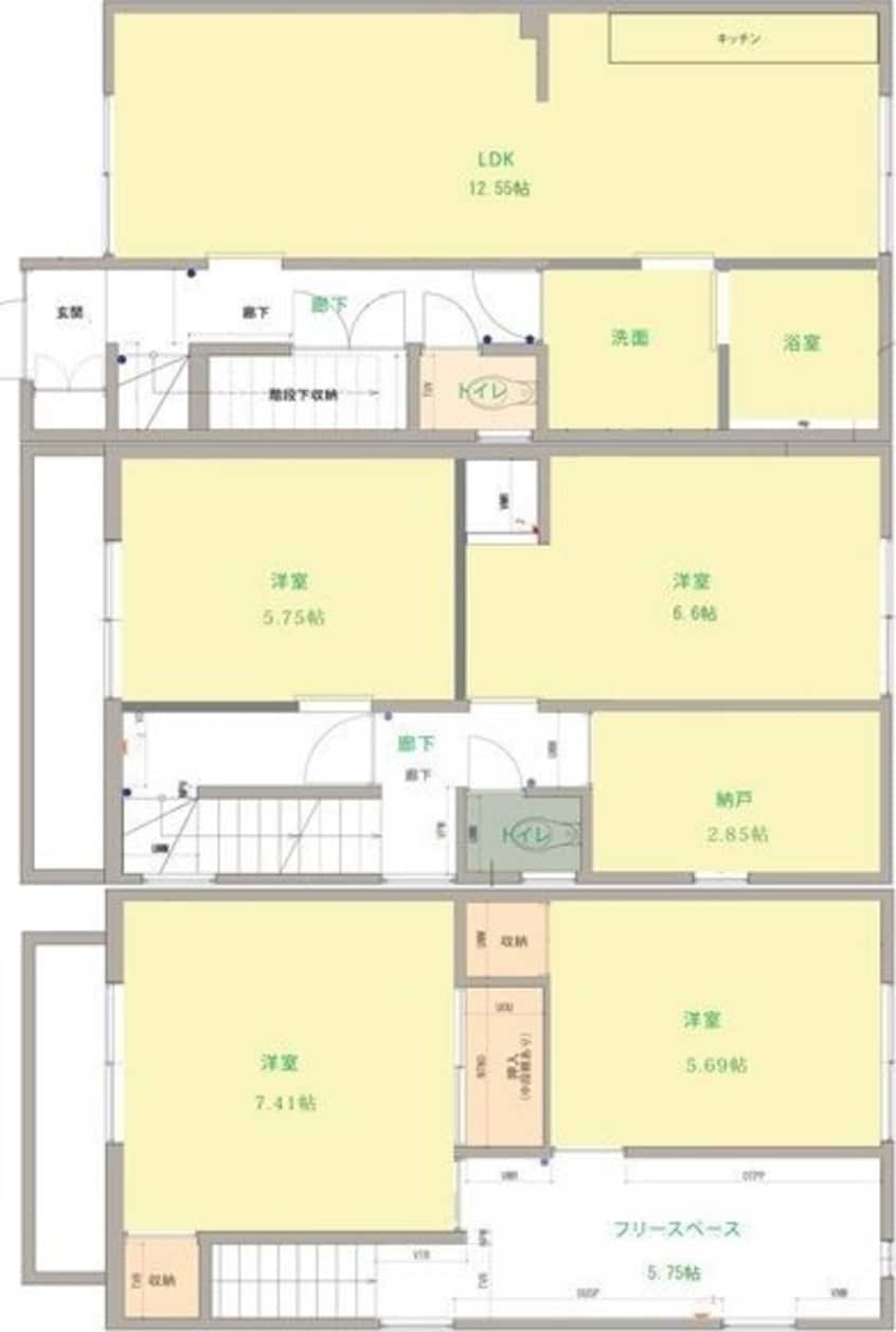 間取図 中村区大日町戸建