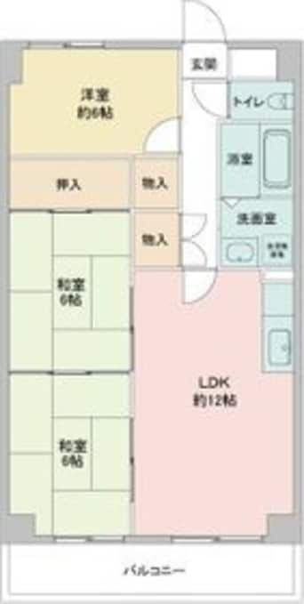 間取図 レジディア日比野