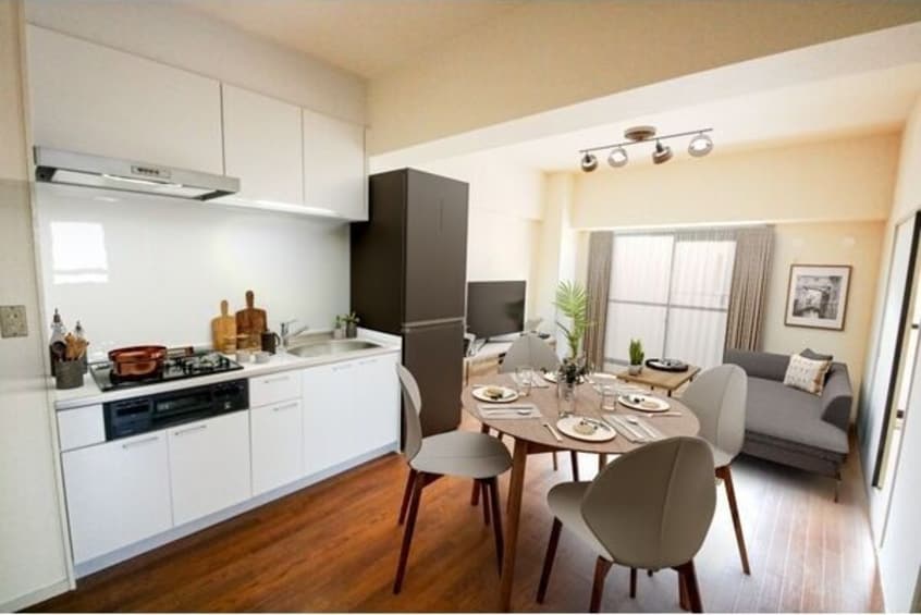 ゆったりとした居間です レジディア日比野