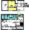 RadIAnce浜(レイディエンス浜) 1Rの間取り