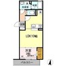金山アイサンメゾン 1LDKの間取り