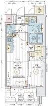 エステムコート名古屋サウスネクスト 1DKの間取り