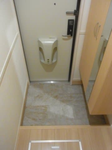 収納もある玄関です エクセルⅡ