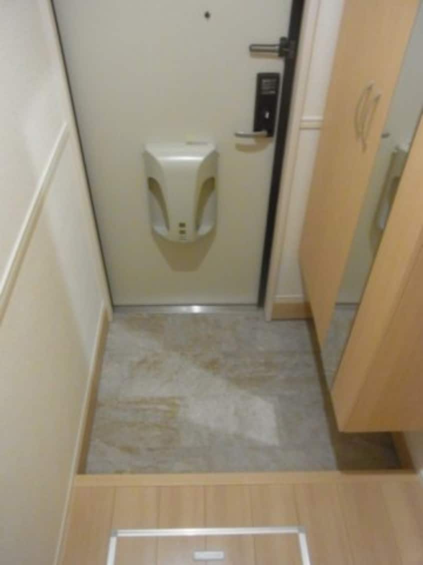 収納もある玄関です エクセルⅡ