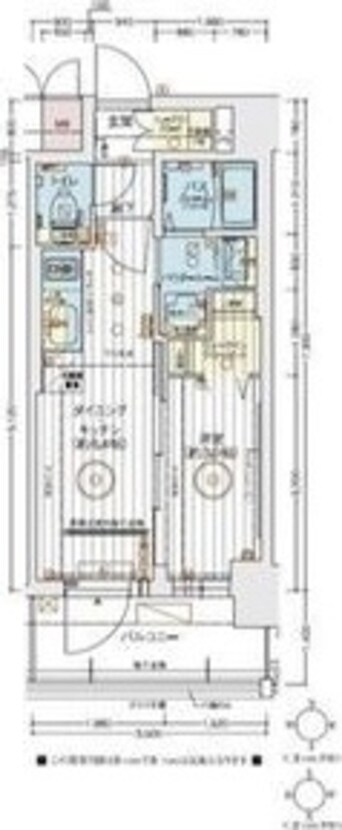 間取図 エステムコート名古屋サウスネクスト