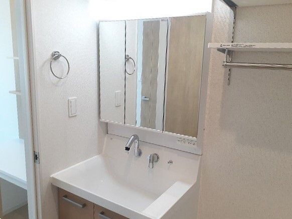 広い洗面スペース グッディーハウスⅠ