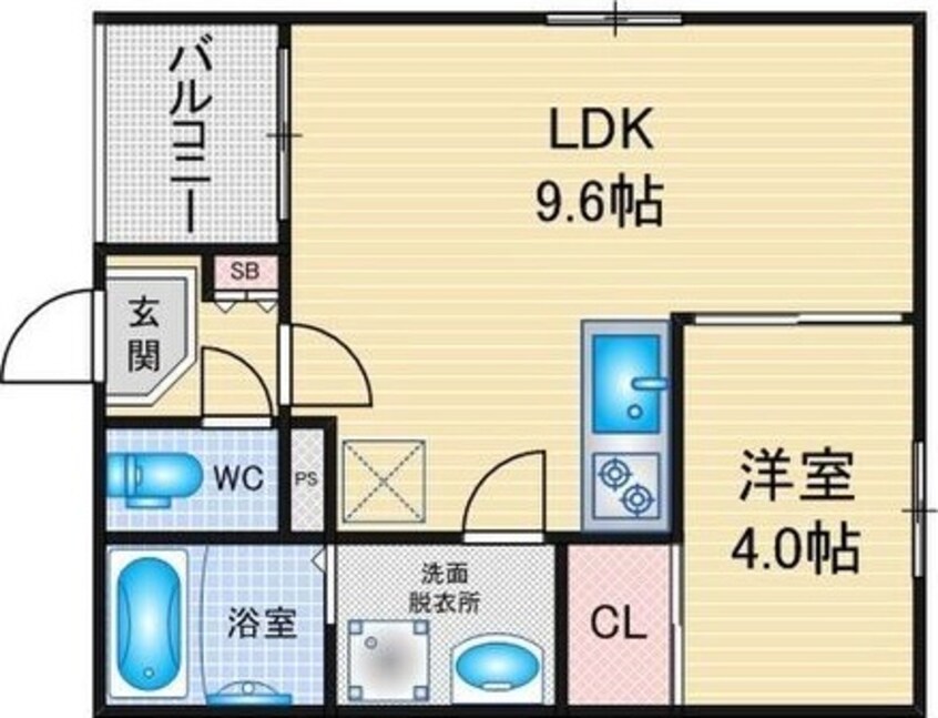 間取図 リーガル東海通