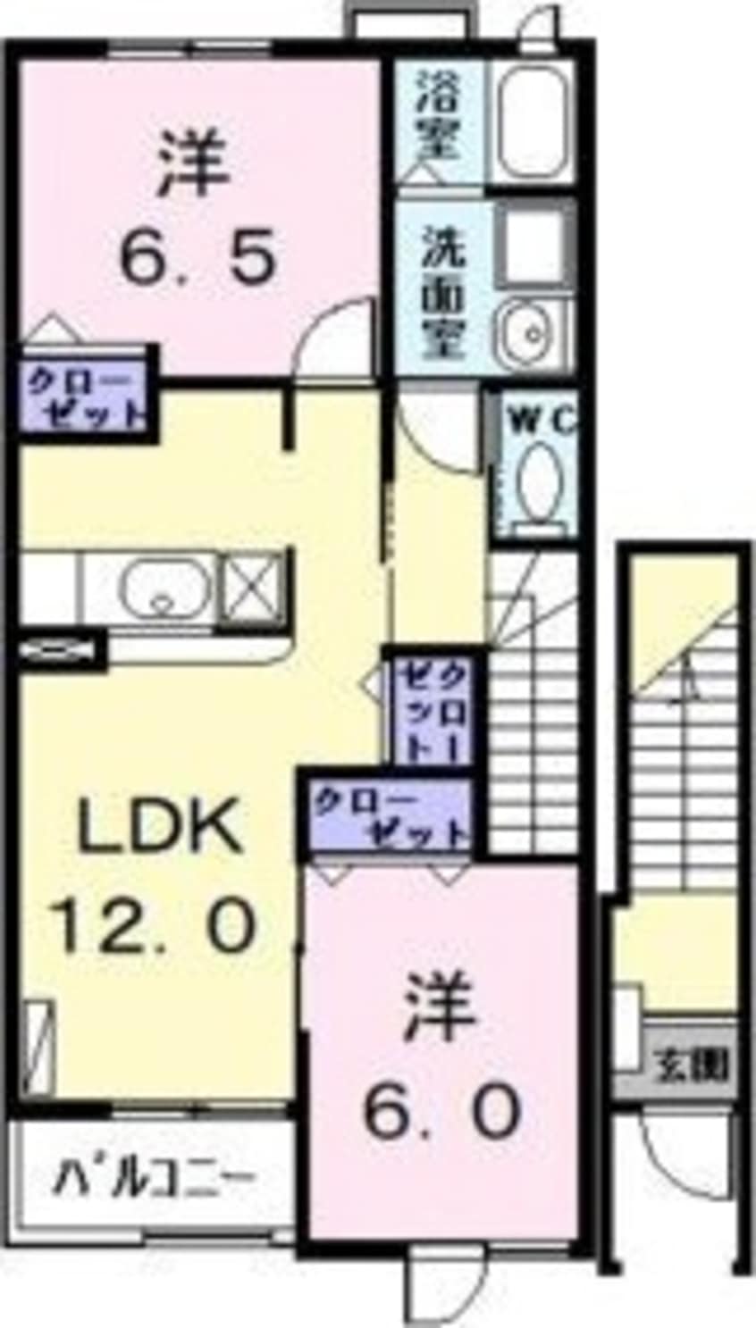 間取図 A・ラージュ