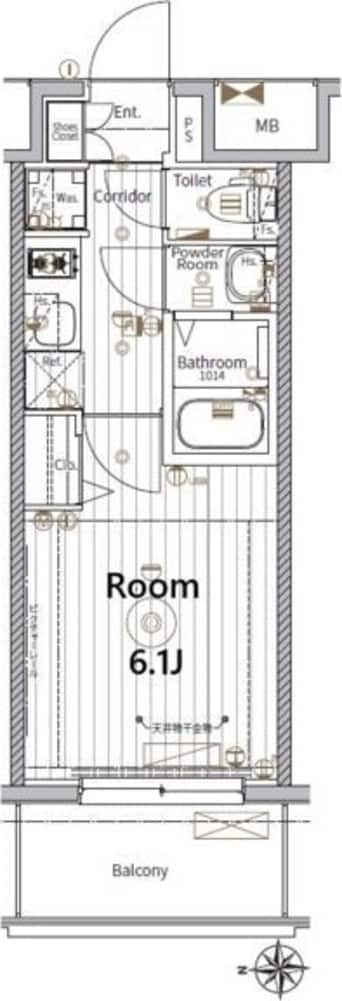 間取図 メイクスアート金山SOUTH
