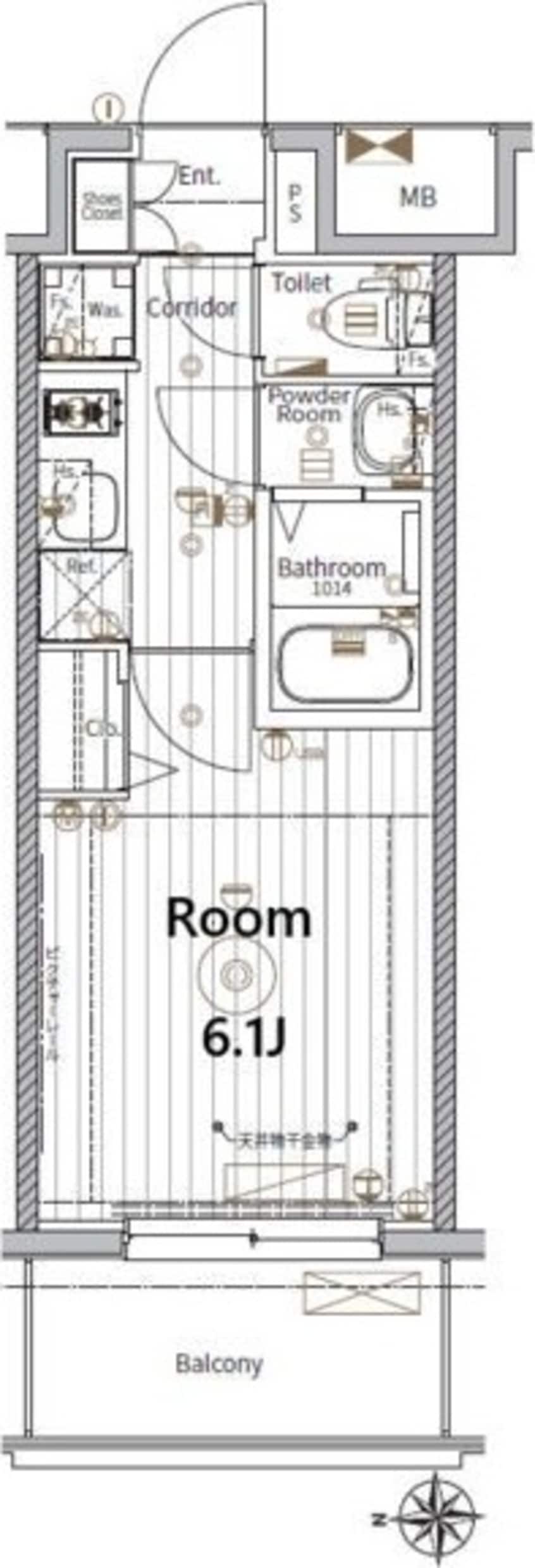 間取図 メイクスアート金山SOUTH