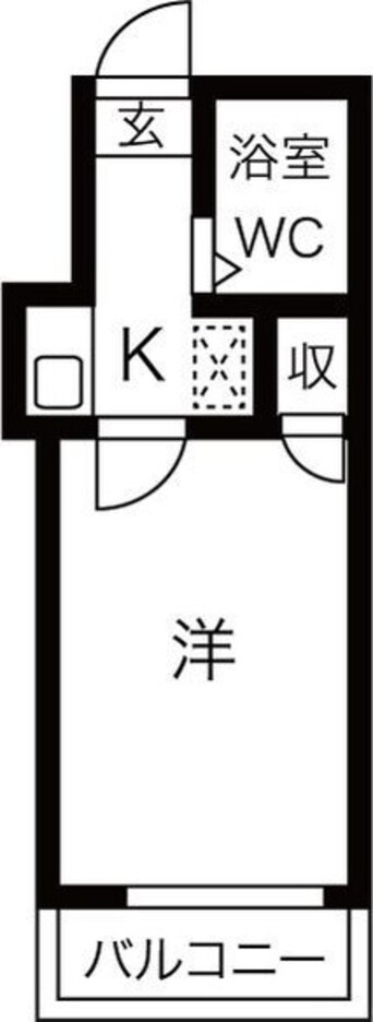 間取図 プライム八田