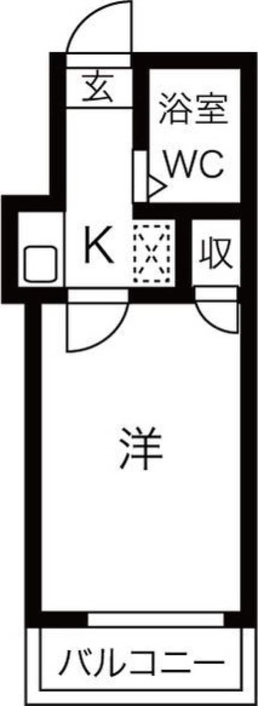 間取図 プライム八田