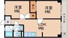 マルトウビル 2LDKの間取り