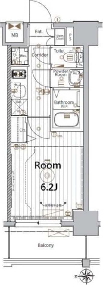 間取図 メイクスアート金山SOUTH