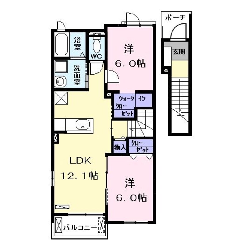 間取図 Ｉｒｉｄｅ　Ｓ（イリーデ）