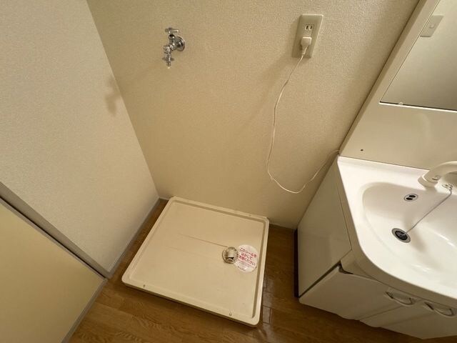 洗濯機置き場です エスポアロイヤル