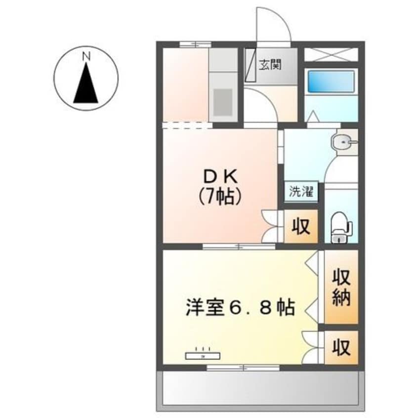 間取図 マリンルージュ