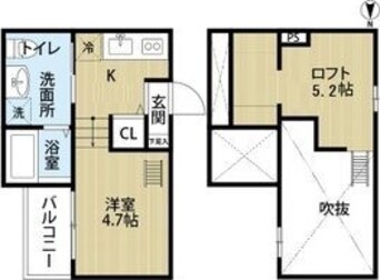 間取図 コンフォート津金(コンフォートツガネ)