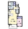 馬車道館 1LDKの間取り