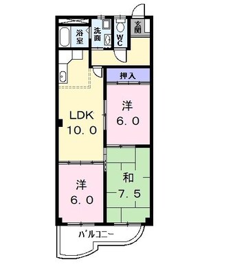 間取図 クインズコート