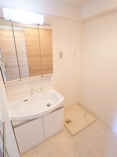 独立洗面台、朝の身支度には欠かせません アルクス金山