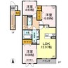 サニープレイス十一屋　Ｃ棟 3LDKの間取り