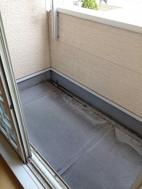 広々としたバルコニーです こころ