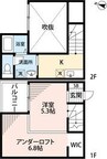 アプローズ 1Rの間取り