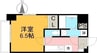 アクティ♪白鳥 1Kの間取り