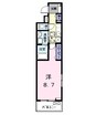 セレーノ　カーサ 1Kの間取り