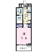 セレーノ　カーサ 1Kの間取り