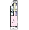 セレーノ　カーサ 1Kの間取り